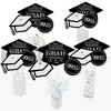 Big Dot of Happiness Graduation Cheers - 2025 Graduation Party Centerpiece Sticks - Table Toppers - Set of 15 - 2 of 4
