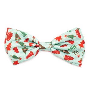 The Worthy Dog Holiday Trees Adjustable Bow Tie Accessory - 1 of 3