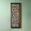 Slickblue Pet Loss Wall Decor – Sentimental Dog Quote Wood Sign – Rustic Home Accent for Dog Owners 7x18, Color Options - 2 of 3