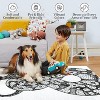 Snake Print Area Rug, Washable Non-Slip Carpet, Stain-Resistant, Witchy Floor Mat for Bedroom, Office, Nursery - 3 of 4
