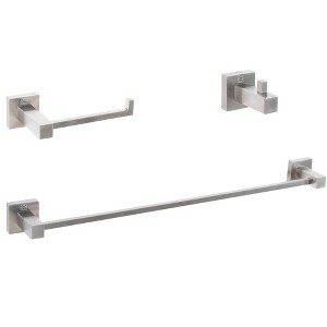 Elegant Lighting Isla 3-Piece Bathroom Hardware Set - 1 of 4