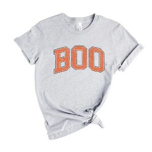 Simply Sage Market Women's Boo Varsity Short Sleeve Graphic Tee - 1 of 4