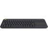 Logitech K400 Plus Touchpad Wireless Keyboard Black - USB Wireless Connectivity - On/Off Power Switch - 2.40 GHz Operating Frequency - 2 of 3