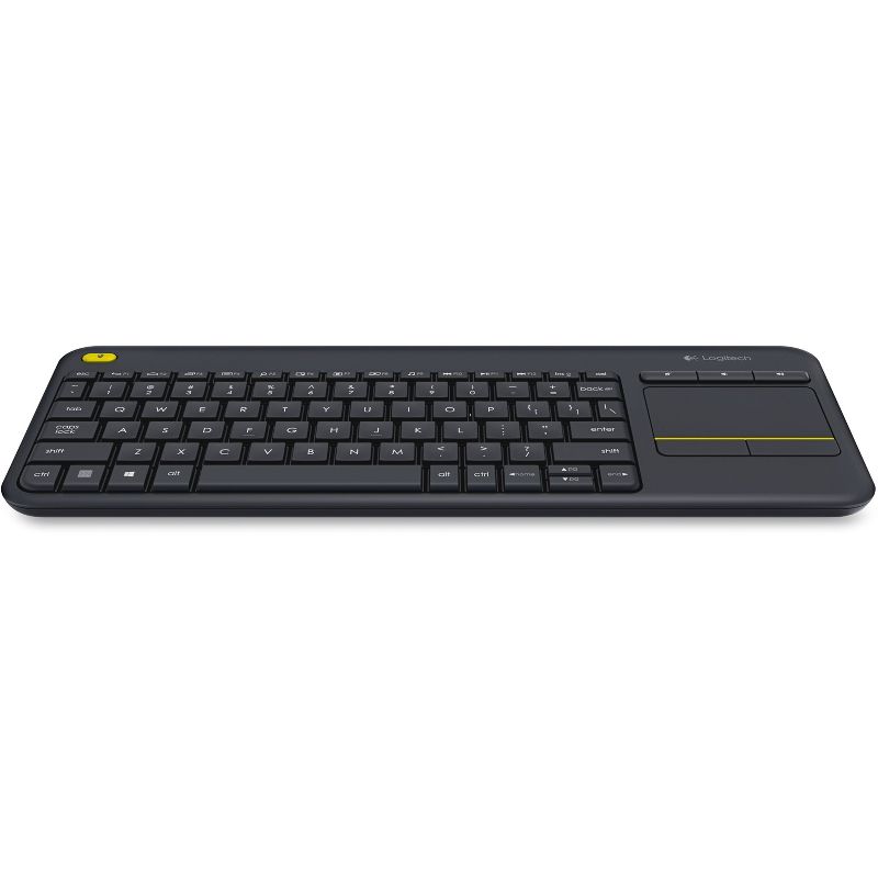 Logitech K400 Plus Touchpad Wireless Keyboard Black - USB Wireless Connectivity - On/Off Power Switch - 2.40 GHz Operating Frequency, 2 of 4
