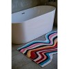 Lany Space Irregular Shaped Multicolor Contour Runner Rug, 3'x5' - 3 of 4