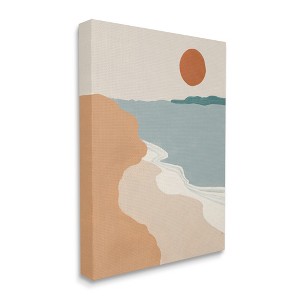 Stupell Industries Soft Neutral Coastal Landscape Terracotta Brown - 1 of 4
