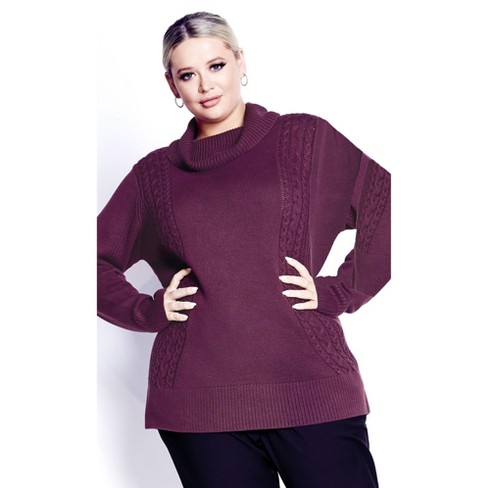 Purple hot sale sweater target