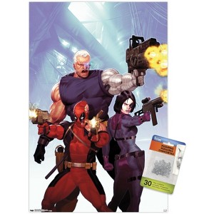 Trends International Marvel Comics - Deadpool and Domino Unframed Wall Poster Prints - 1 of 4