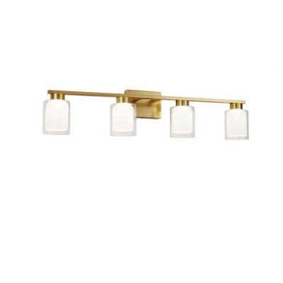 Artcraft Lighting Saville 4 - Light Vanity in  Brass