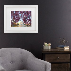Trademark Fine Art Mich Catanzaro Jefferson Memorial Matted Framed Art - 1 of 4
