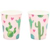 Sparkle and Bash 168 Piece Serves 24 Succulent Cactus Fiesta Mexican Cinco de Mayo with Dinnerware Pack for Kids Party Supplies Decorations - image 4 of 4