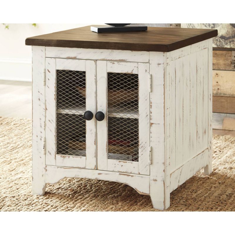 Wystfield End Table White/Brown - Signature Design by Ashley, 2 of 10