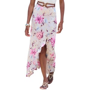 Women's Ruffled Maxi Skirt - LASCANA - 1 of 4