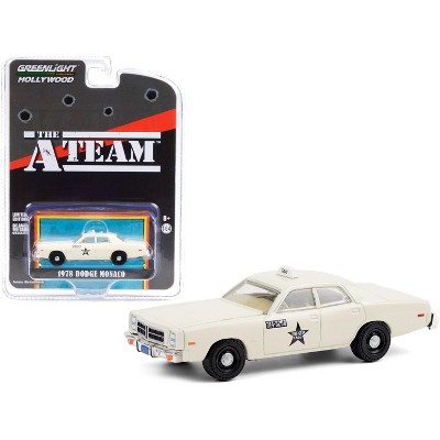 1978 Dodge Monaco Taxi Cream "Lone Star Cab Co." "The A-Team" (1983-1987) TV Series 1/64 Diecast Model Car by Greenlight