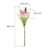 Unique Bargains Home Decor Lily Fake Artificial Flowers in Vase for Centerpiece Table - 2 of 4