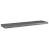 vidaXL 4 pcs Bookshelf Boards in High Gloss Gray, Durable Engineered Wood, Easy-to-Clean - 2 of 4