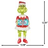 Gemmy 3D Holiday Lighted Tinsel Sculpture Grinch w/Ornament Box 30" Dr. Seuss, Multicolored - 3 of 4