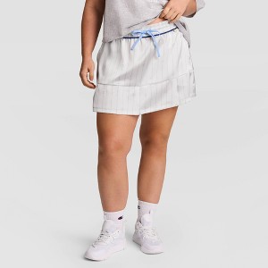 Champion Women's Three Pointer Pleated Mini Skirt - Bright White