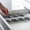 OU In-Drawer Silverware & Utensils Organizer, 5 Compartments Flatware Storage, Compact Cutlery Organizer Tray - 14.75" x 5.9" - 3 of 4