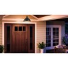Urban Ambiance Luxury Hammered Outdoor Pendant Light,  8" x 12",  Midnight Black Finish, UHP1171 - 2 of 4
