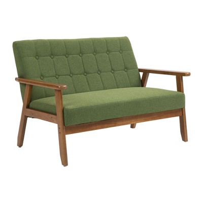 NicBex 44.88 Inch Mid-Century Loveseat Sofa,2-Seat Upholstered Sofa for Living Room,Small Space,Office,Apartment