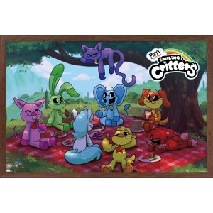 Trends International Poppy Playtime: Chapter 4 - Smiling Critters Picnic Framed Wall Poster Prints - 1 of 4