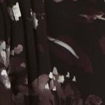 black painterly floral