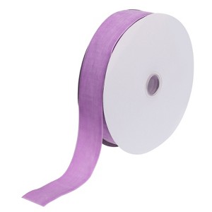 Unique Bargains Soft Single Face Spool Silky Velvet Ribbon for Bouquets DIY Crafts - 1 of 3