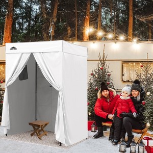 EAGLE PEAK Flex Compact 5x5 Pop-up Canopy Changing Room, Portable Privacy Dressing Room - 1 of 4