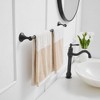 BWE Traditional 24 in. Wall Mounted Bathroom Accessories Towel Bar Space Saving and Easy to Install - 4 of 4