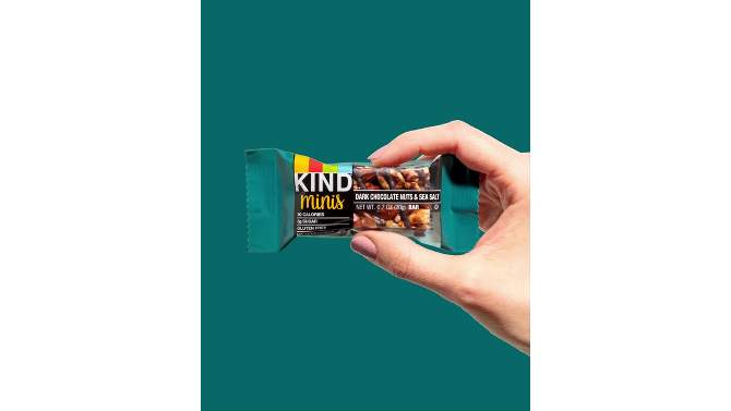 KIND Minis Chocolate Hazelnut Butter with Almonds &#38; Peanuts - 10ct/7.0oz, 2 of 8, play video