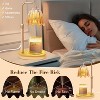 FAAYFIAN Adjustable Candle Warmer Lamp with Timer,Wood Base Metal Shade,Birthday Gifts for Women Mom - 3 of 4