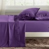 Full Size Bed Sheets - 4 Pieces Soft Full Sheet Set - Breathable & Cooling - Hotel Luxury - Easy Care Polyester Microfiber Bedding for Women, Men, Pur - 2 of 4