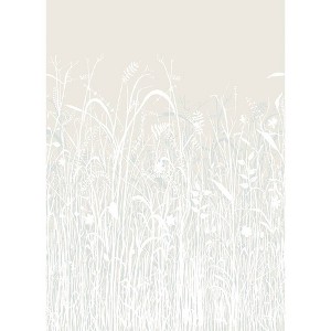 Tempaper & Co. 108"x78" June Grass White Sage Peel and Stick Wall Mural Light Off-White - 1 of 4