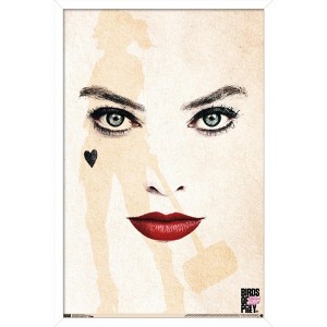 Trends International DC Comics Movie - Birds of Prey - Harley Quinn - Face Framed Wall Poster Prints - 1 of 4
