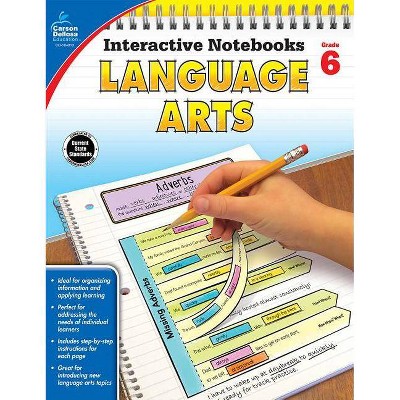 Language Arts, Grade 6 - (Interactive Notebooks) by  Pamela McKenzie (Paperback)