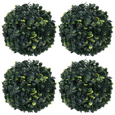 vidaXL Artificial Boxwood Balls 4 pcs 4.7"