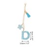 Unique Bargains Flower Heart Sequin Letter Water Cup Pendant Pink 1 Pc - 2 of 4