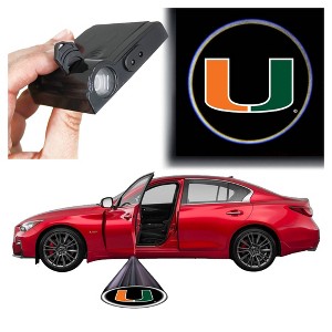 NCAA Miami Hurricanes LED Car Door Light - 1 of 2