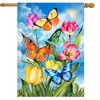 Briarwood Lane Spring House Flag 40x28 For Outdoor Sunshine Butterflies For Spring House Flag - 2 of 4