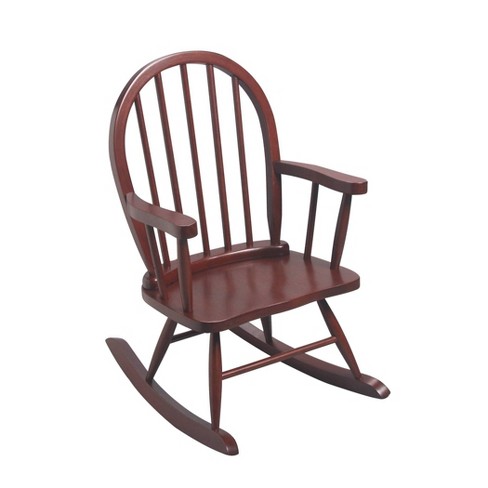 Windsor Back Rocking Kids Chair Cherry Gift Mark