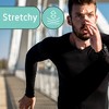 Premium Men’s Active Long Sleeve Tees Wicking Athletic UV Ray Protection, Up to 3XL, Pack of 4 - 4 of 4