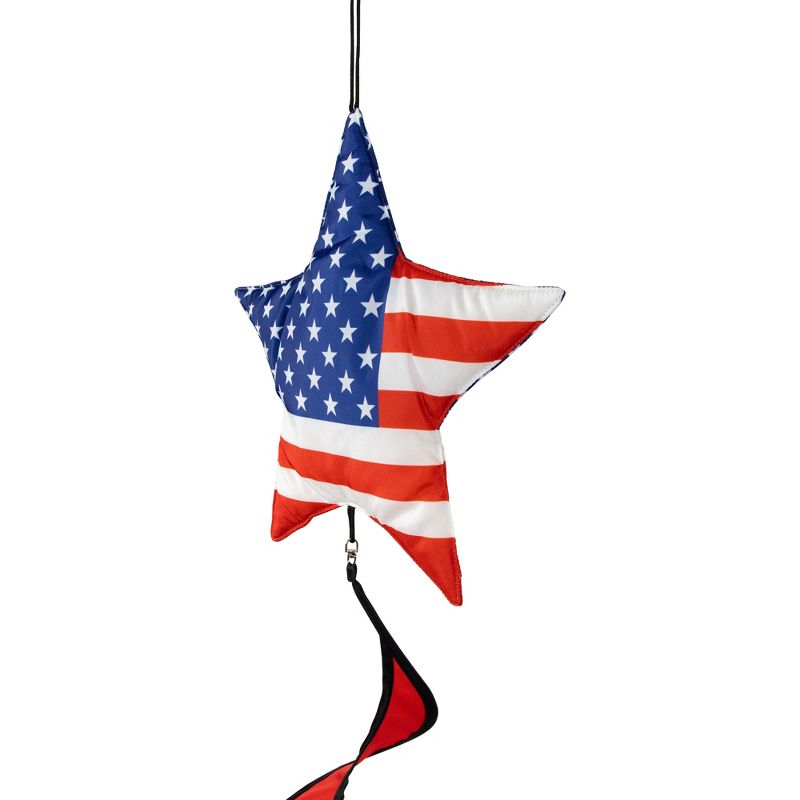 Northlight 51" Americana Stars and Stripes Outdoor Wind Spinner, 3 of 6