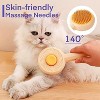 BABYYER Cat Grooming Brushes, Pet Hair Cleaner Brush, Pet Massage Brushes for Cats Dogs with Self-Cleaning Button,for Removing Tangles Loose Fur - 2 of 4