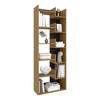 Geometric Bookcase, 6-Shelf Industrial Bookshelf, Etagere Bookcase, Tall Storage Display Bookshelf with Thicken Shelf for Living Room Home Office - 3 of 4