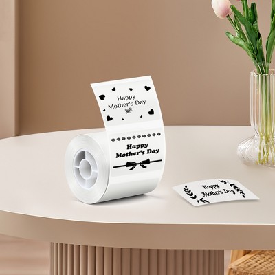 Thermal Labels for FLEXYVA PM220 Label Maker, 1.57'' x 1.18'' (40x30mm), Waterproof, 1 Roll of 230 Self-Adhesive Thermal Paper (White)