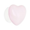 Unique Bargains Heart Solid Color Adhesive Phone Grip Pink 1 Pc - 2 of 4