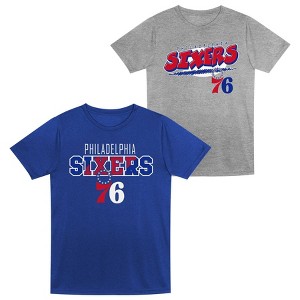 NBA Philadelphia 76ers Toddler Boys' 2pk T-Shirt - 1 of 3
