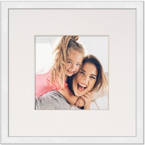 PosterPalooza | White Frame with White Photo Mat, UV Acrylic Front, Foam Board Backing, 60 Sizes Available - 1 of 4