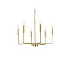 Elegant Lighting Clara 4-Light Flush Mount, Chrome Finish, D14in x H9in - 3 of 4